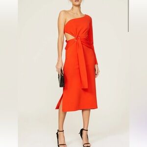Alexis One-Shoulder Midi Dress